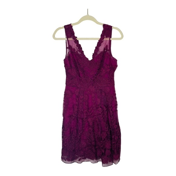 Yoana Baraschi cranberry silk dress - Picture 2 of 8